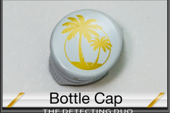 Bottle Cap Gold Palm Trees