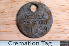 Cremation Tag