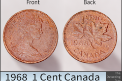 1 Cent Canda 1968