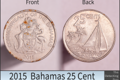 Bahamas 25 Cent 2015