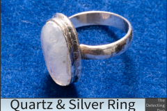 Quartz Silver Ring