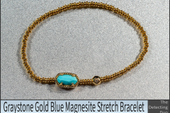 Bracelet Gold Magnesite