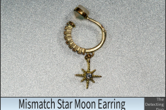 Earring Mismatch Star Moon