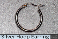 Silver Hoop Earring