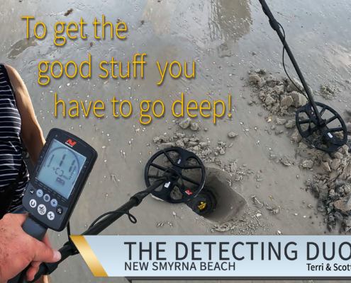 Finding Claddagh By Going Deep! Metal Detecting New Smyrna Beach