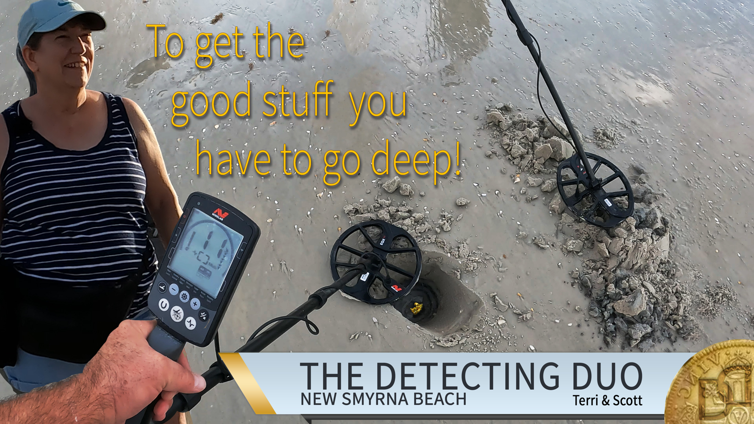 Finding Claddagh By Going Deep! Metal Detecting New Smyrna Beach