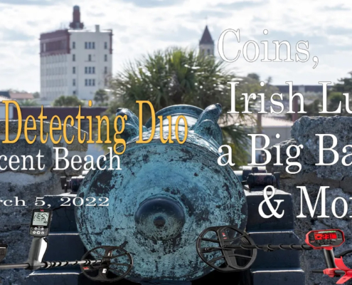 s01 e02 - The Detecting Duo: Coins, Irish Luck & more! Metal Detecting Crescent Beach Florida