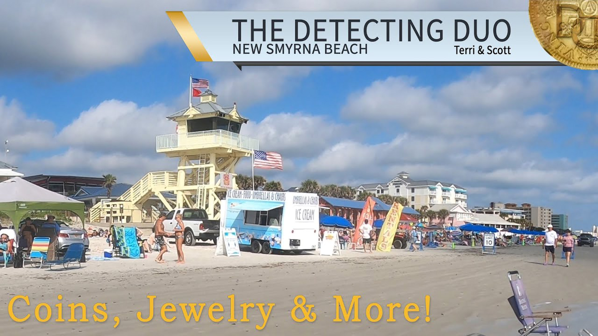 s01 e04 - Coins, Jewelry and more - Beach Metal Detecting New Smyrna Beach