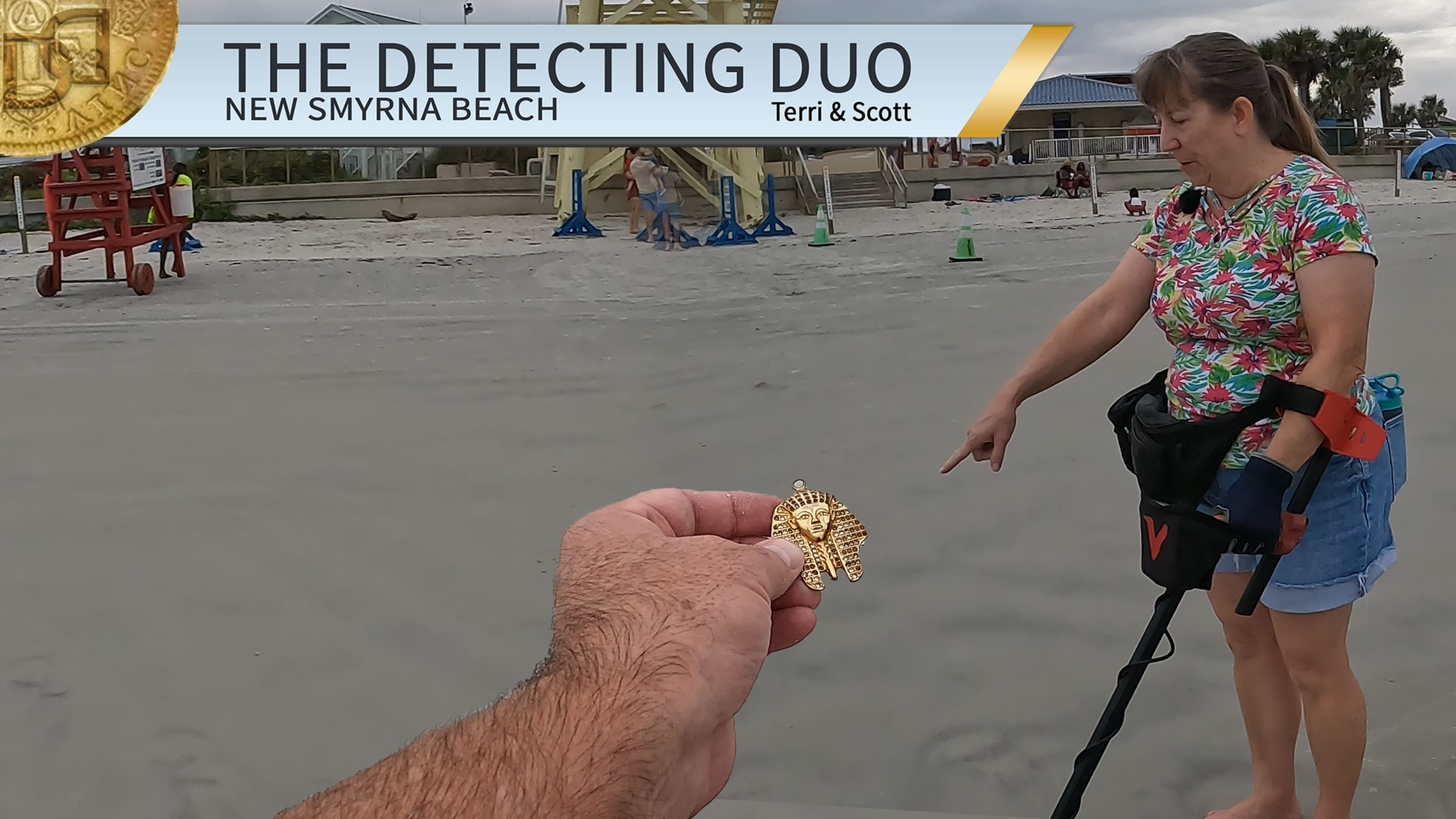 S02 E43 Egyptian Gold Metal Detecting New Smyrna Beach Florida