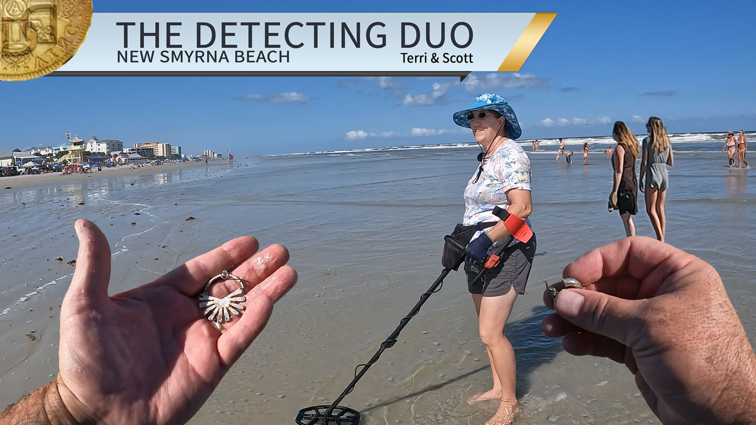 S02 E49 Finding More Earrings Metal Detecting New Smyrna Beach Florida