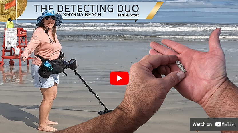 S03 E10 Beach Metal Detecting New Smyrna Beach Florida