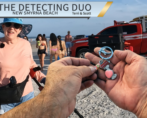 S03 E11 Beach Metal Detecting Spring Break New Smyrna Beach Florida