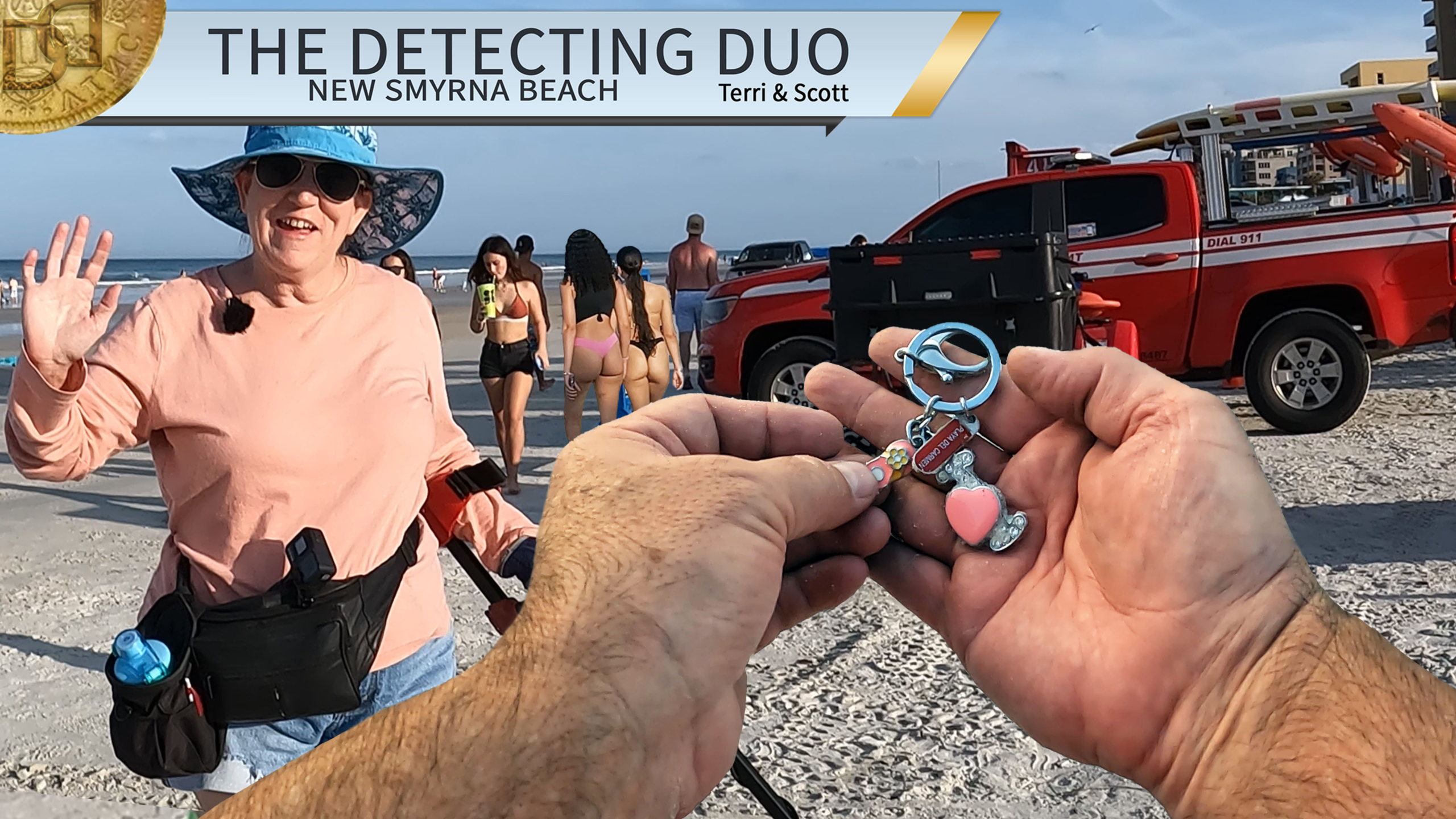 S03 E11 Beach Metal Detecting Spring Break New Smyrna Beach Florida