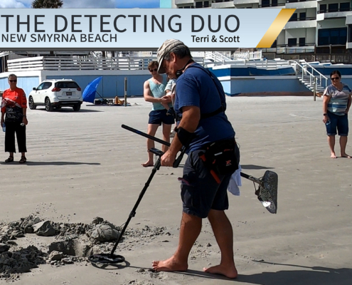 S03 E13 Metal Detecting New Smyrna Beach Florida for Coins & More