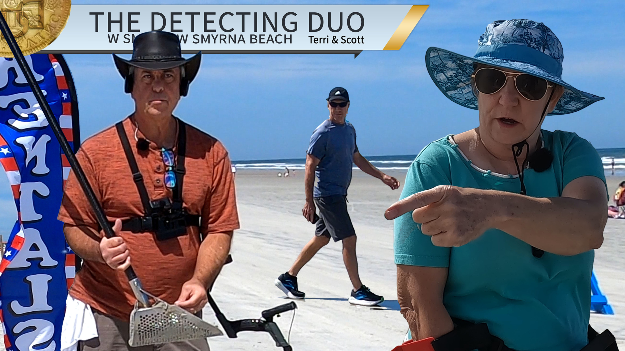 S03 E14 Metal Detecting A Spring Break Day New Smyrna Beach Florida