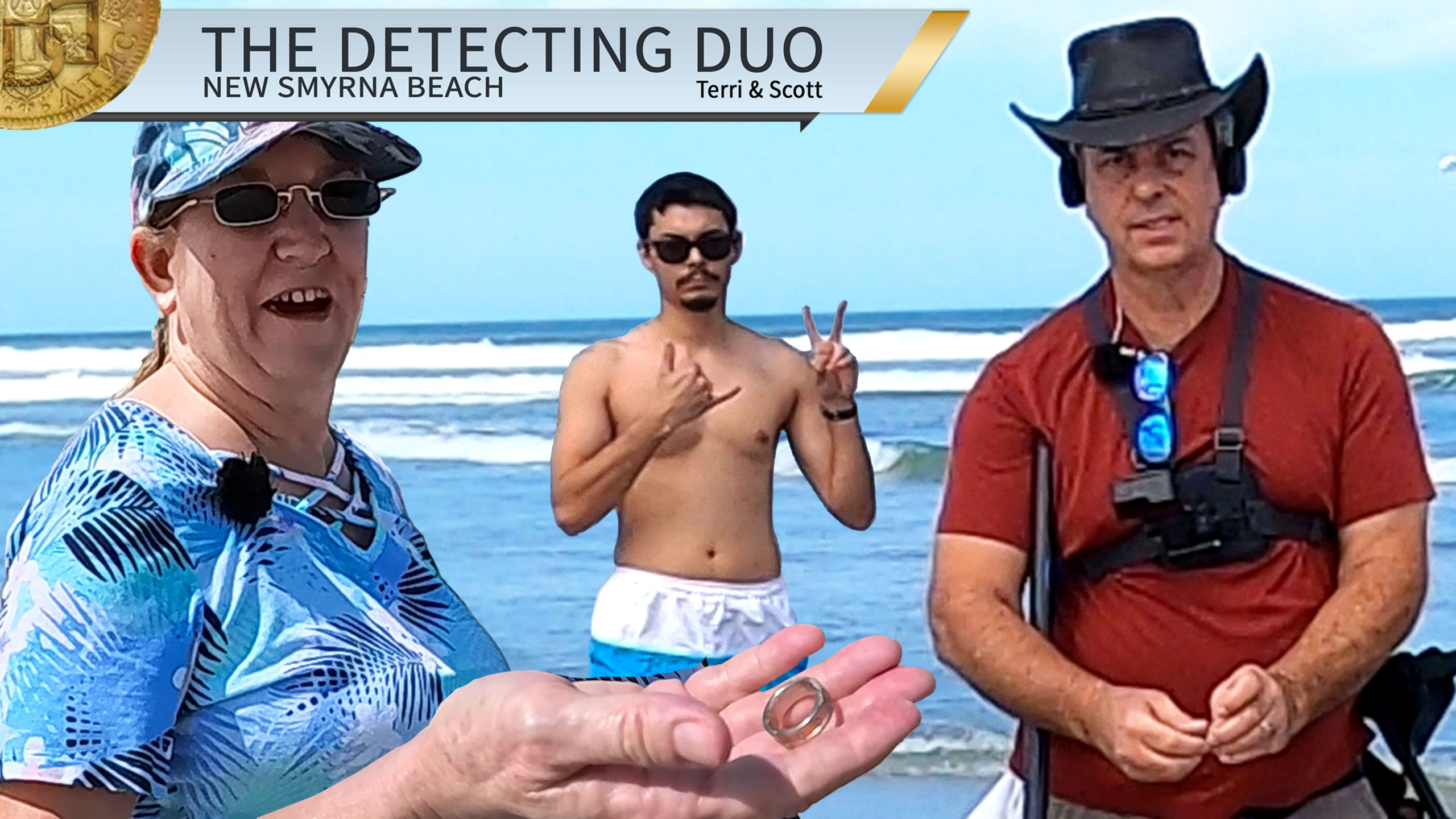 S03 E17 Got Photo Bombed Metal Detecting New Smyrna Beach Florida | The Detecting Duo