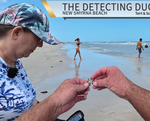 S03 E19 Metal Detecting New Smyrna Beach Coin Spills Florida