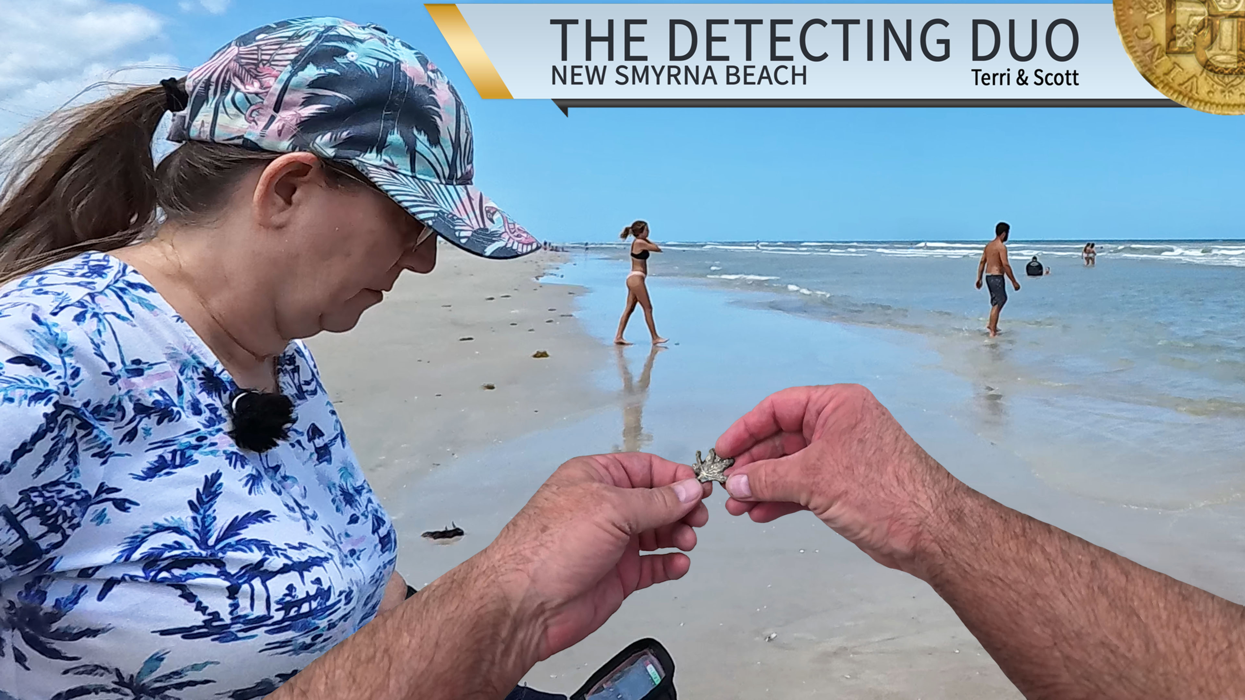 S03 E19 Metal Detecting New Smyrna Beach Coin Spills Florida