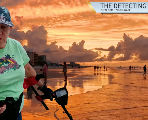 S03 E25 Saharan Dust Sunset Beach Metal Detecting New Smyrna Beach Florida