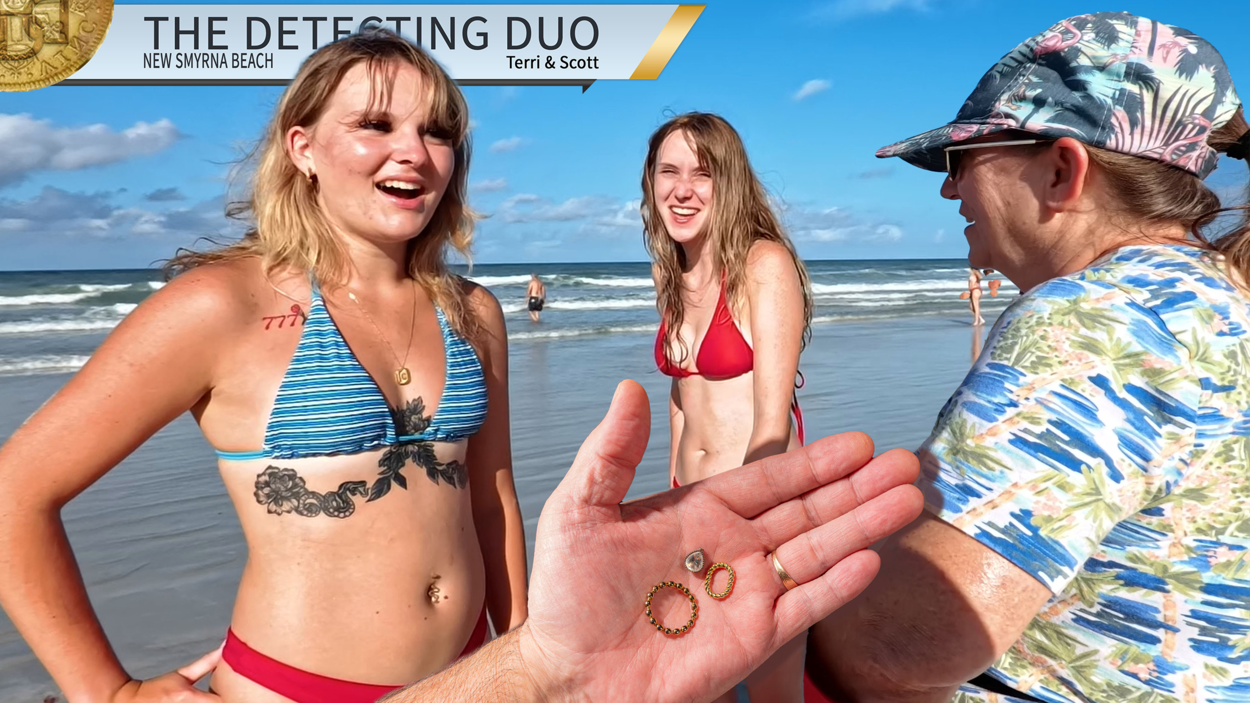 S03 E28 Beach Metal Detecting 4th of July New Smyrna Beach Florida