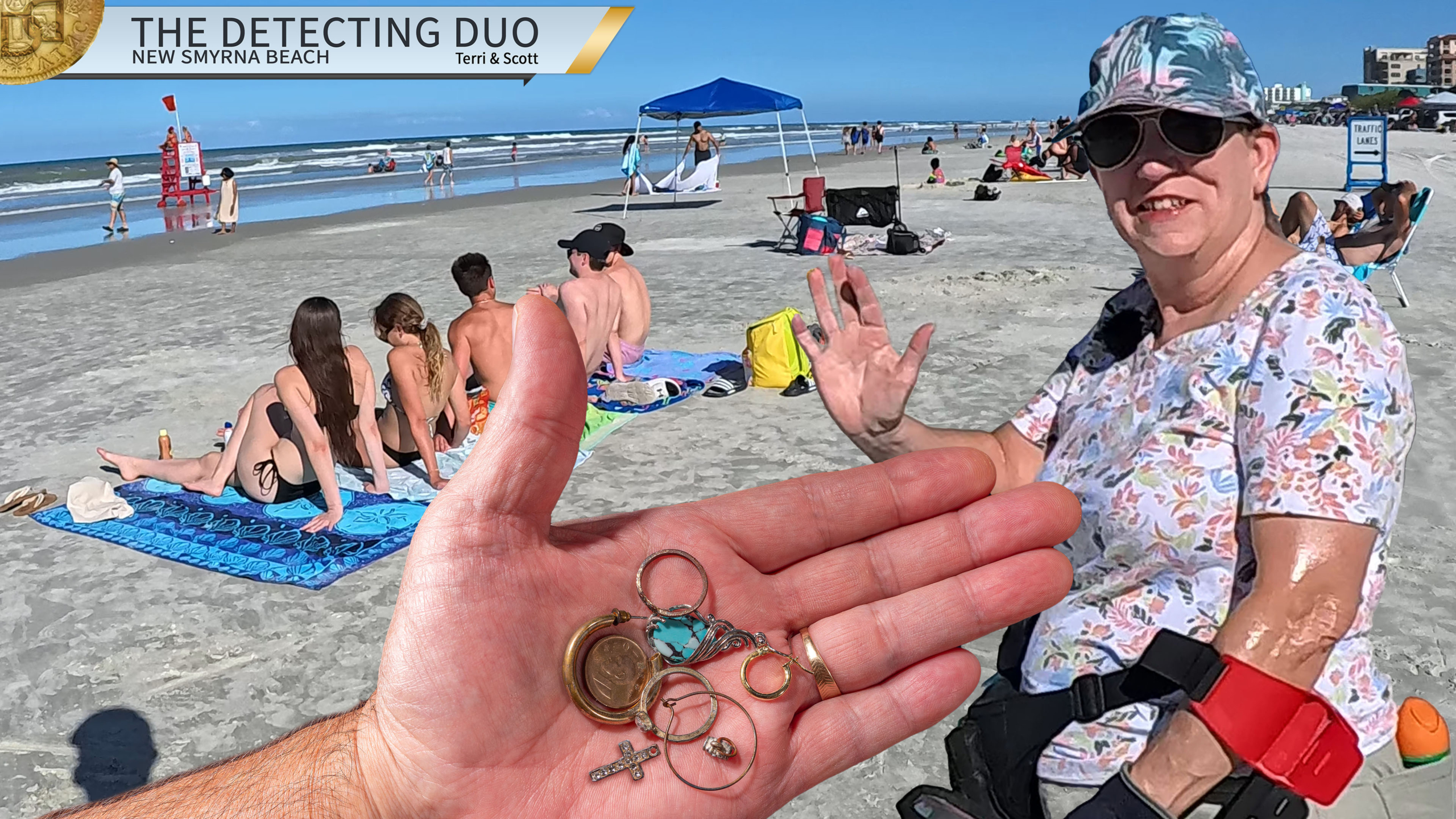 S03 E29 Most Finds This Year! Beach Metal Detecting New Smyrna Beach Florida