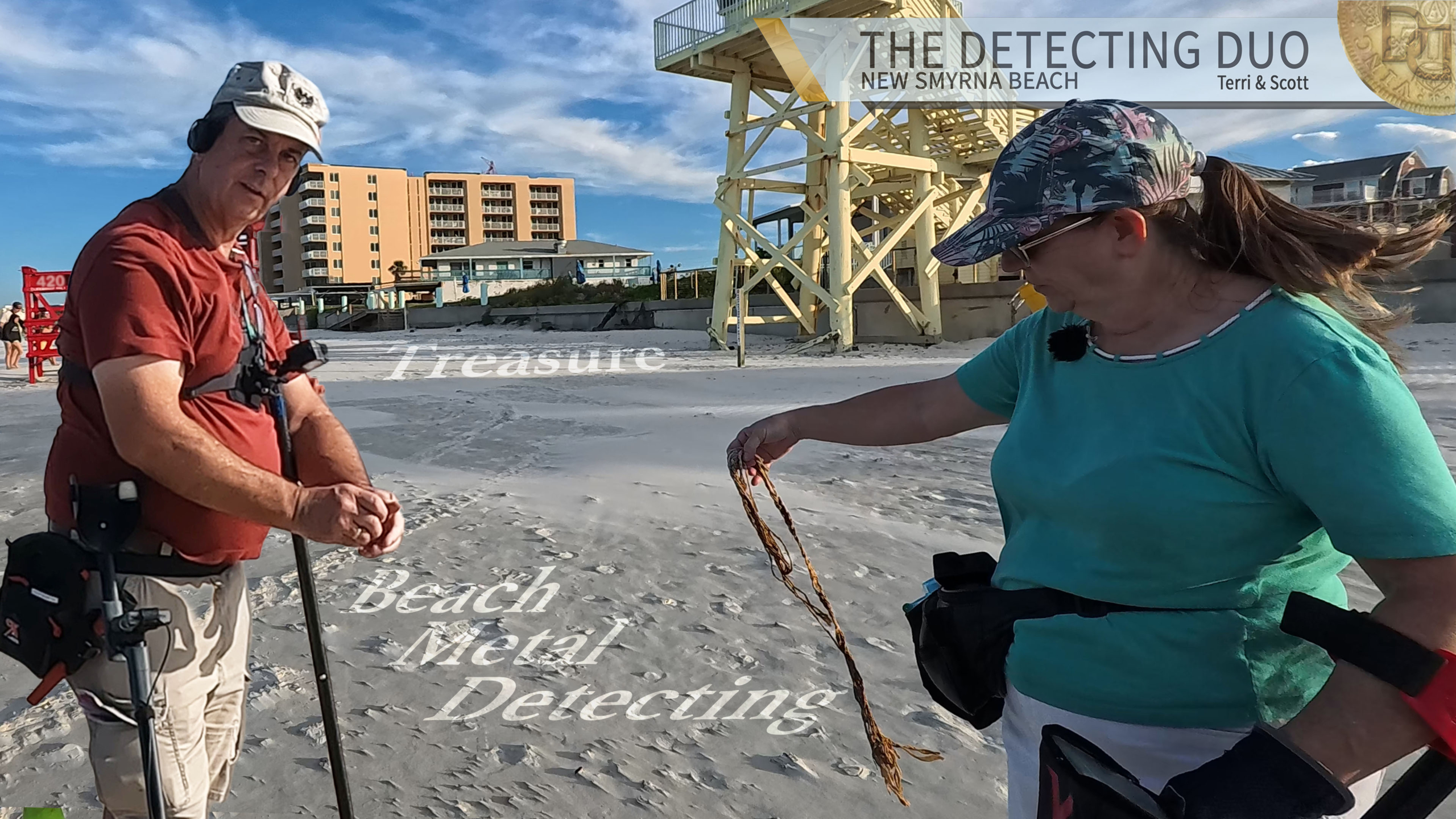 S03 E31 Windy Metal Detecting New Smyrna Beach Florida