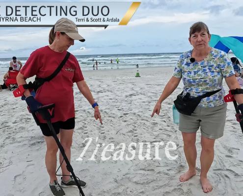 S03 E36 Ardala & Labor Day Beach Metal Detecting Florida