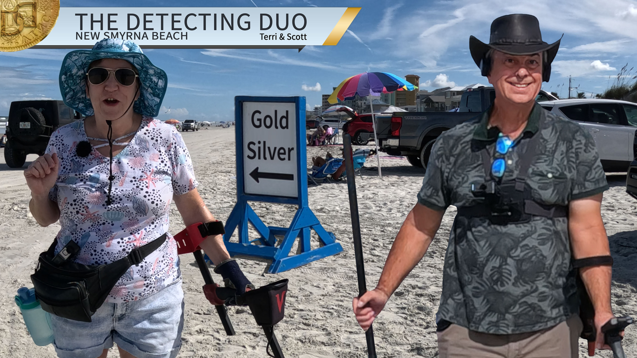 S03 E41 Beach Metal Detect Florida New Smyrna Beach - Earrings, Cool Coins