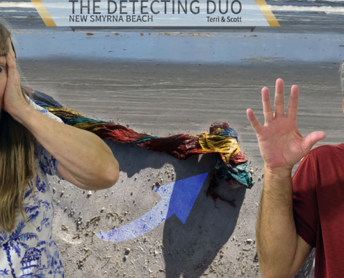 S03 E44 Buried Hand in the Sand! Beach Metal Detecting Florida