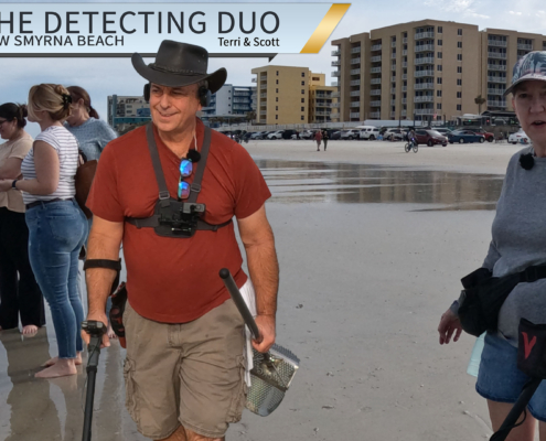 S04 E02 Beach Metal Detecting Shark Half Bite Florida