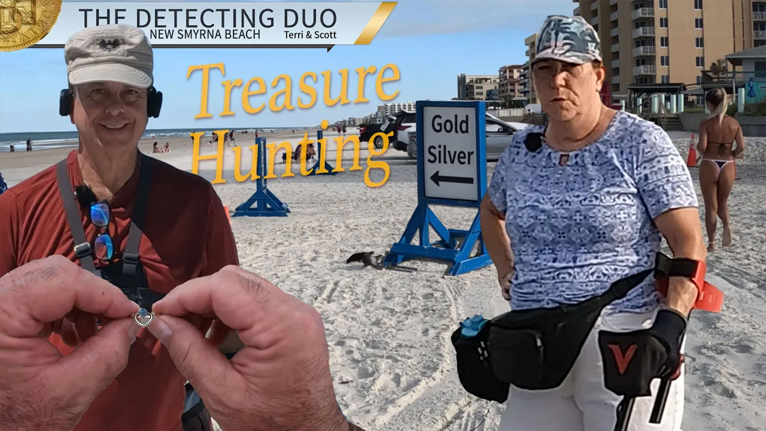 S04 E17 Found Heart Gemstone Ring Metal Detecting New Smyrna Beach