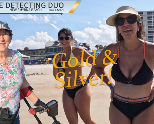 S04 E21 Gold & Silver & Coin Spills Metal Detecting Daytona Beach Florida