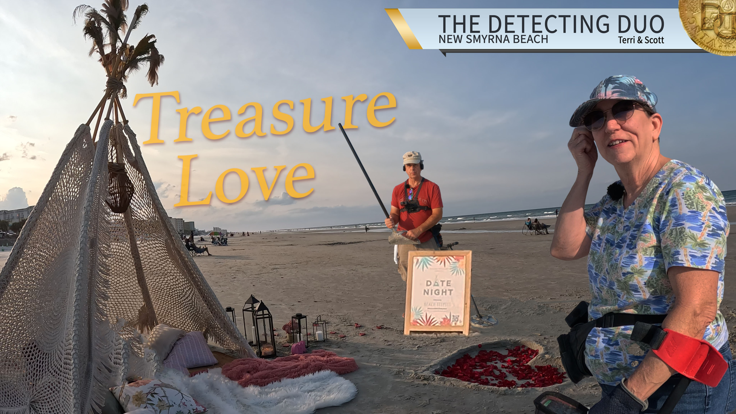 S04 E22 Treasure Love Metal Detecting New Smyrna Beach Florida