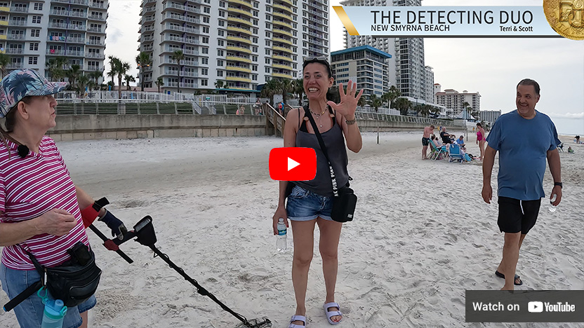 S04 E23 Vintage Jewelry Finds Metal Detecting Daytona Beach Florida