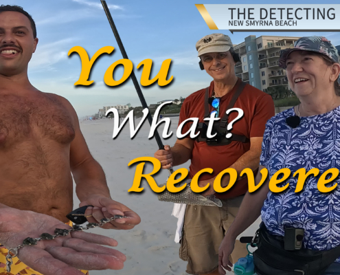 S04 E25 Silver Bracelet Recovered Metal Detecting New Smyrna Beach Florida