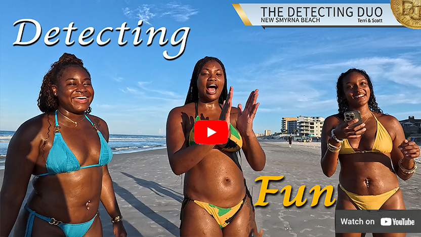 S04 E27 Crab Attached To Person Metal Detecting New Smyrna Beach Florida