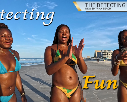 S04 E27 Crab Attached To Person Metal Detecting New Smyrna Beach Florida
