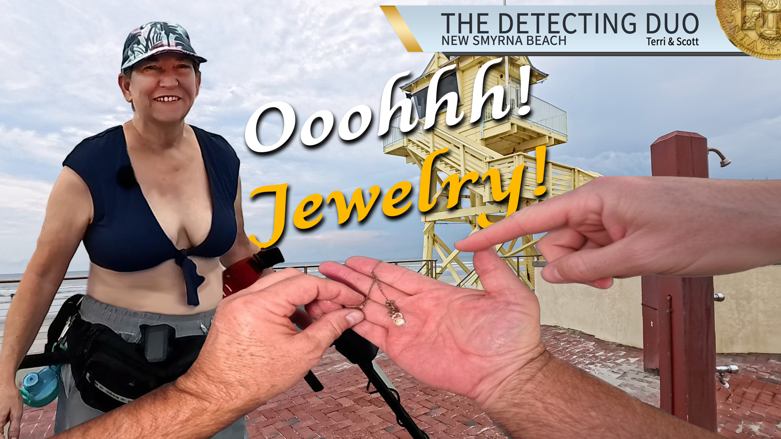 S04 E37 Finding Priceless Jewelry at A Florida Beach | The Detecting Duo